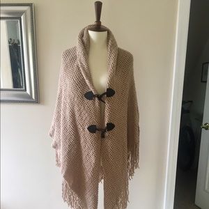 NWT poncho sweater